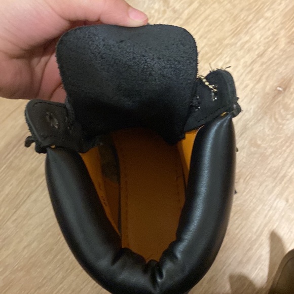 Black timberland boots for kids size 4m - Picture 4 of 8